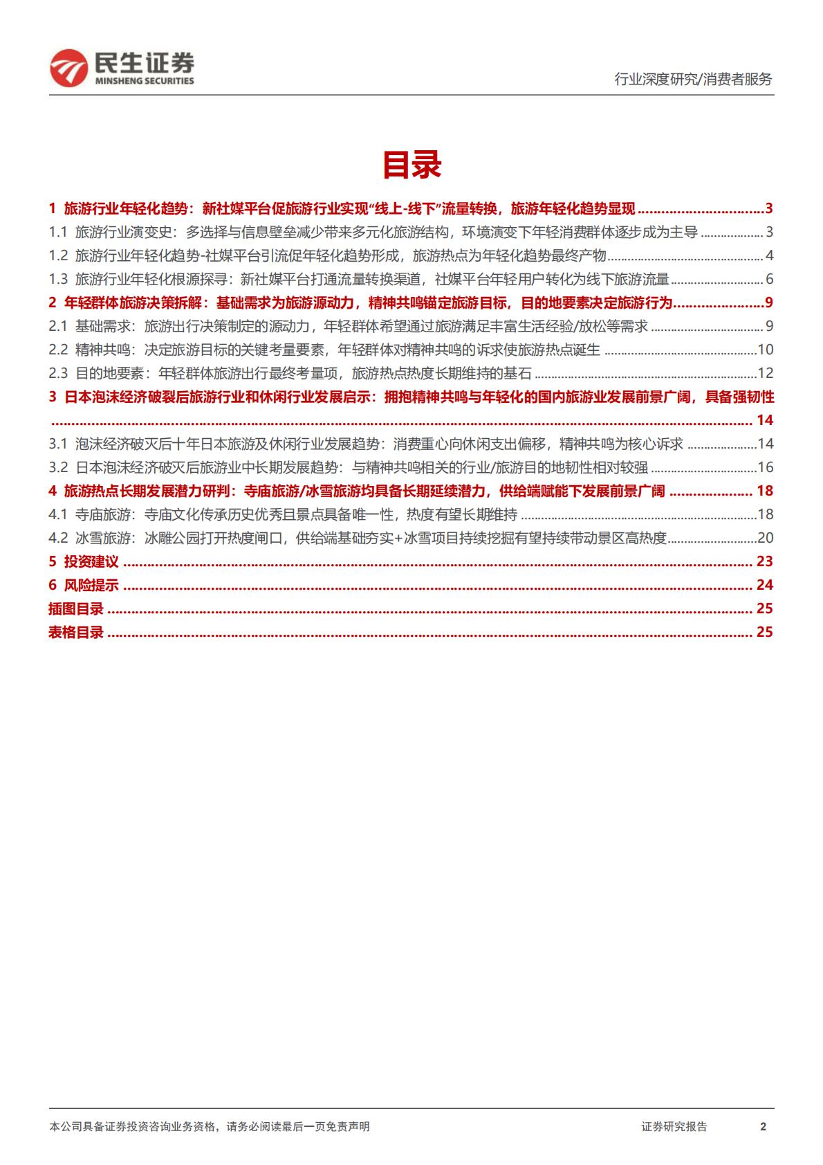 旅游行业专题研究系列之年轻化趋势观察：把握年轻化趋势，探寻旅游热点长期维系脉络-20240430-民生证券-26页.pdf