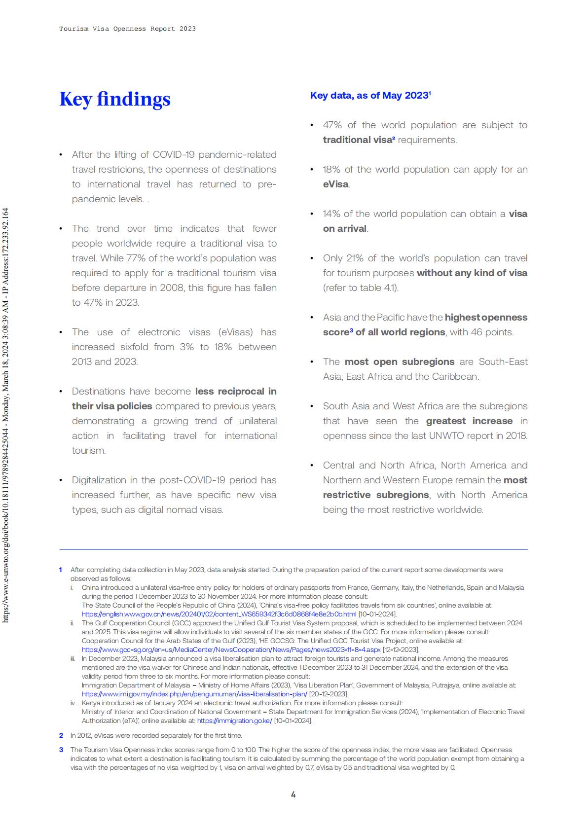 UN Tourism：2023年旅游签证开放报告.pdf