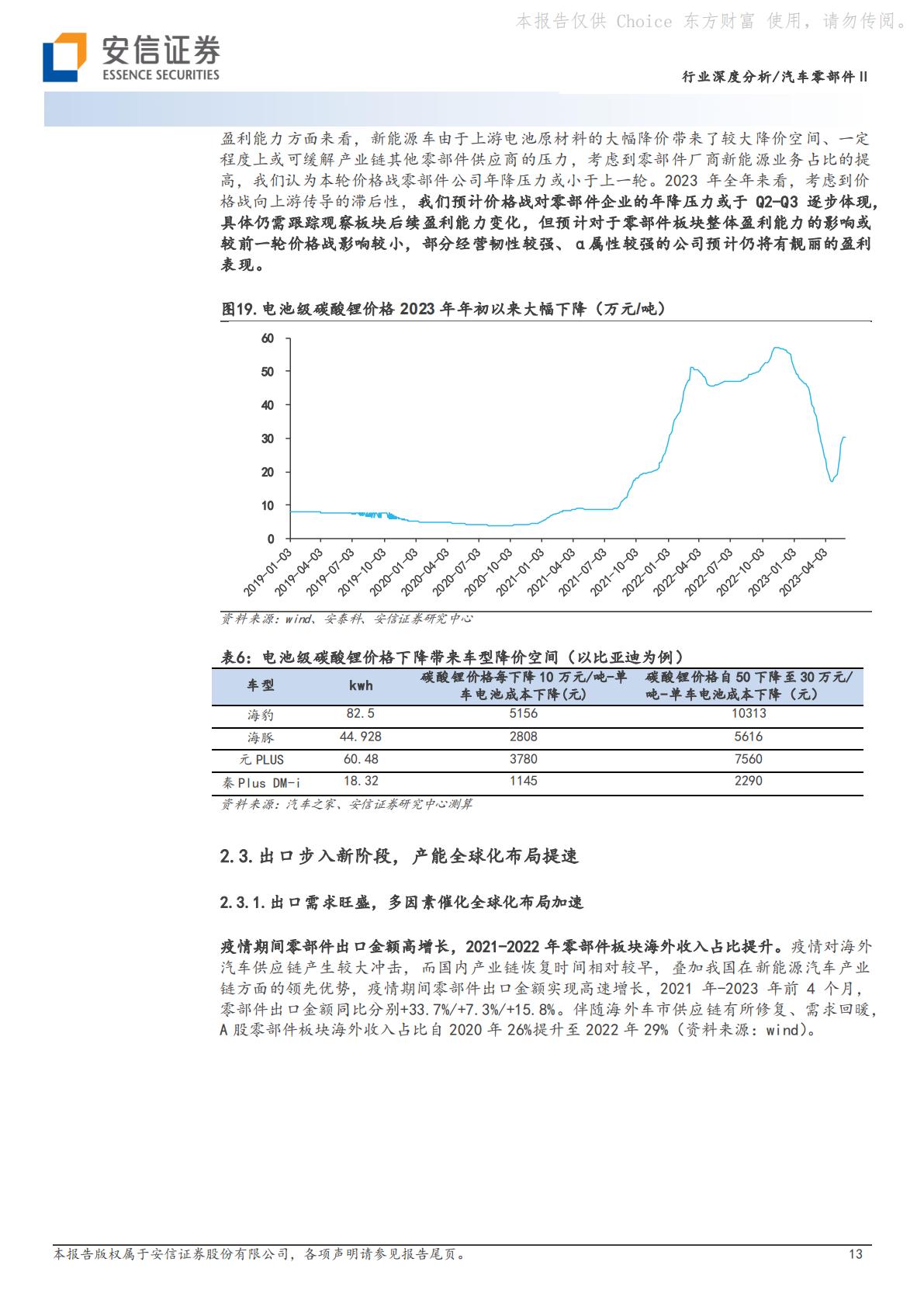 汽车零部件Ⅱ行业深度分析：聚焦头部车企产业链和全球化布局，优选强α公司H3_AP202307071592079130_1.pdf
