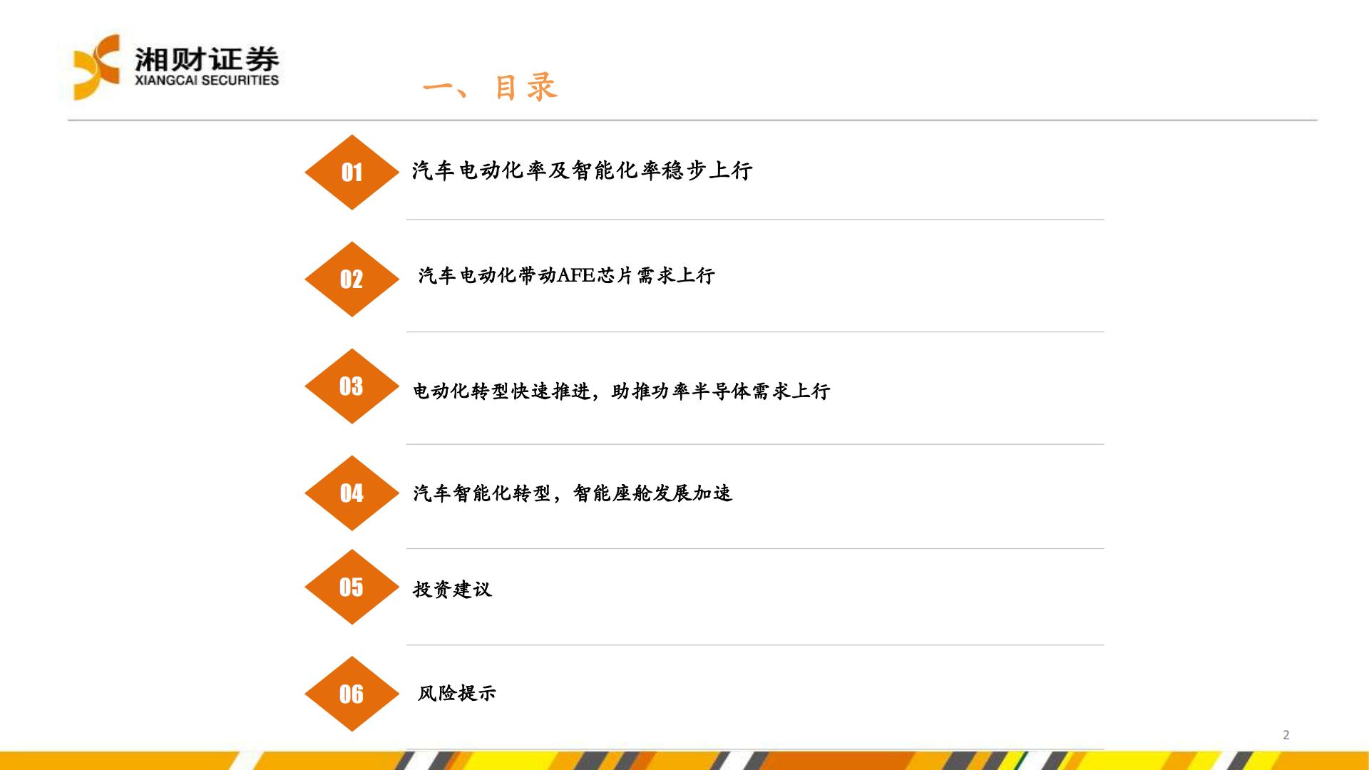 【行业研究】新能源汽车产业链研究系列报告之五：汽车电动化智能化转型加速，提振多种半导体产品需求-20220830-湘财证券-38页.pdf