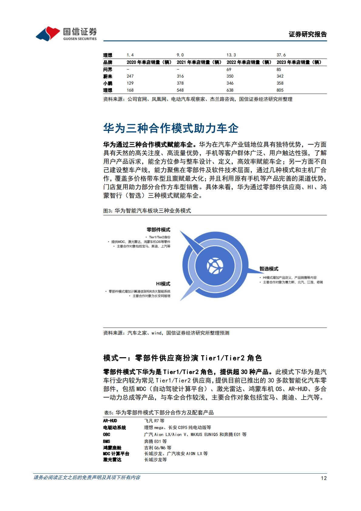 【行业研究】华为行业专题：三种模式赋能车企，打造中国智能汽车品牌-20240314-国信证券-72页.pdf