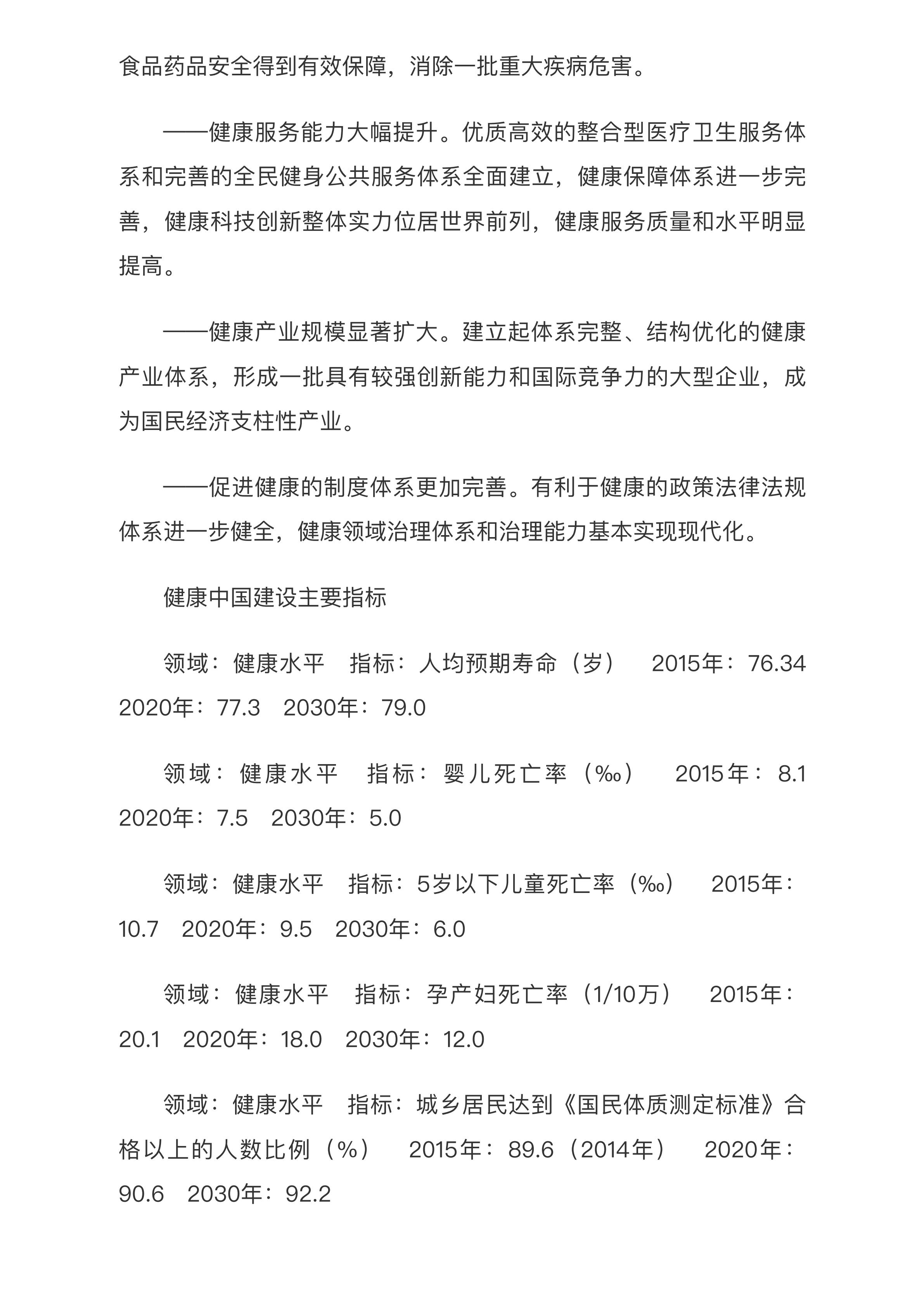 中共中央 国务院印发《“健康中国2030”规划纲要》_中央有关文件_中国政府网.pdf