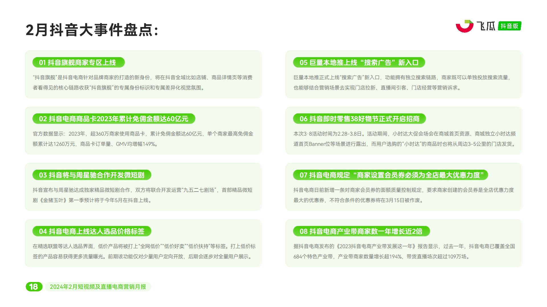 2024年2月抖音短视频及直播电商营销月报-飞瓜.pdf