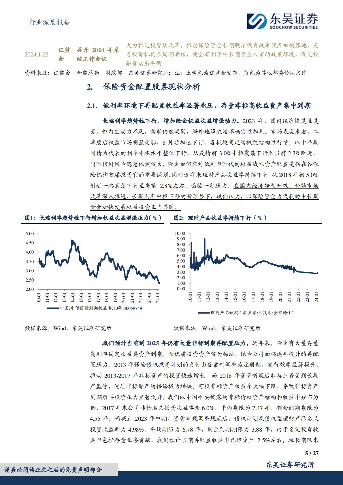 【行业研究】保险Ⅱ行业深度报告：保险资金长期入市现状、动因和展望-20240307-东吴证券-27页.pdf
