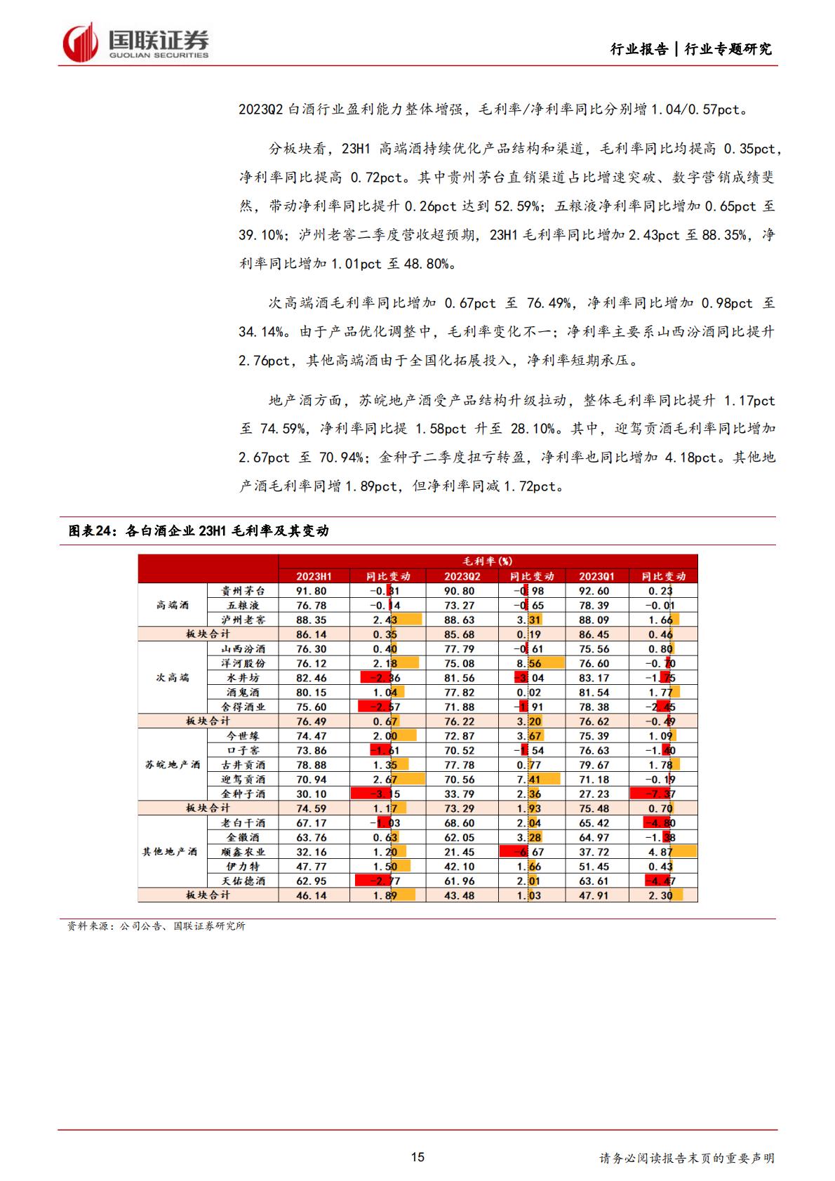 食品饮料行业：酒类基本面修复稳健，大众品业绩持续改善-20230904-国联证券-37页.pdf