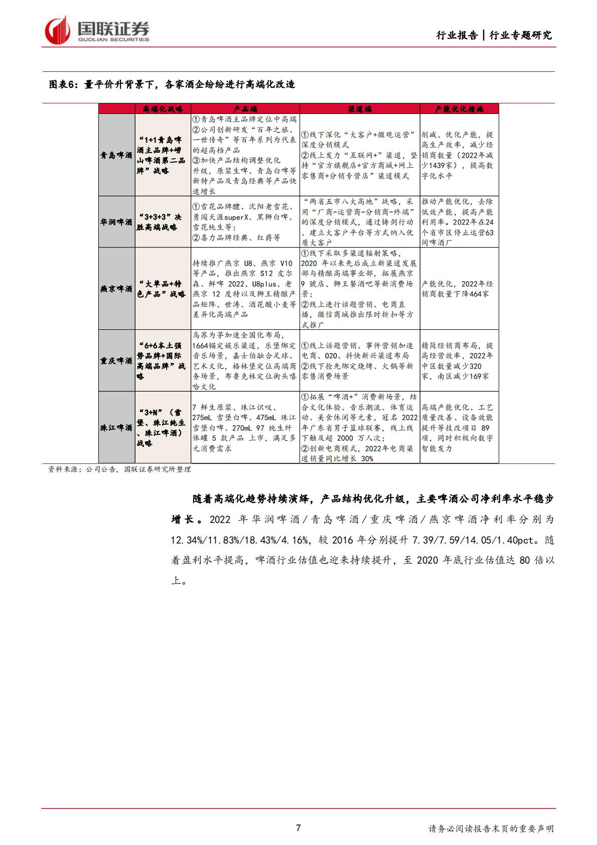 【食品饮料】食品饮料行业专题研究：现阶段如何看待啤酒行业的量价问题？-20240307-国联证券-25页.pdf
