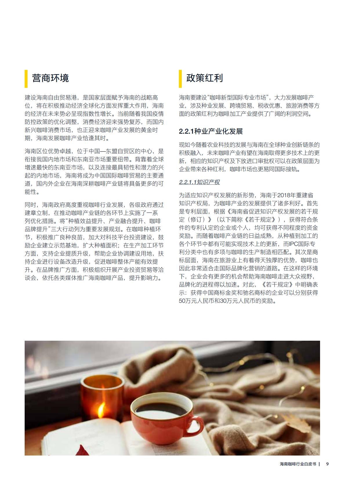 机遇2023海南咖啡行业白皮书 海南咖啡产业发展及国际新型专业市场建设指南.pdf