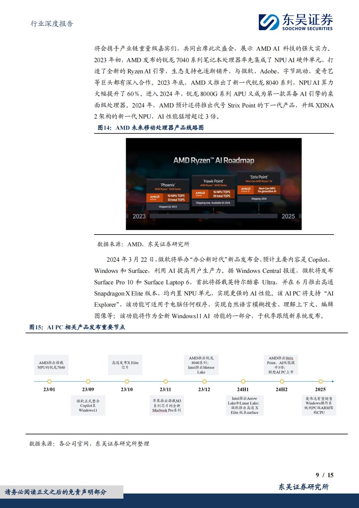 东吴证券：电子行业深度报告-AI PC元年开启-换机潮推动产业链景气度提升.pdf