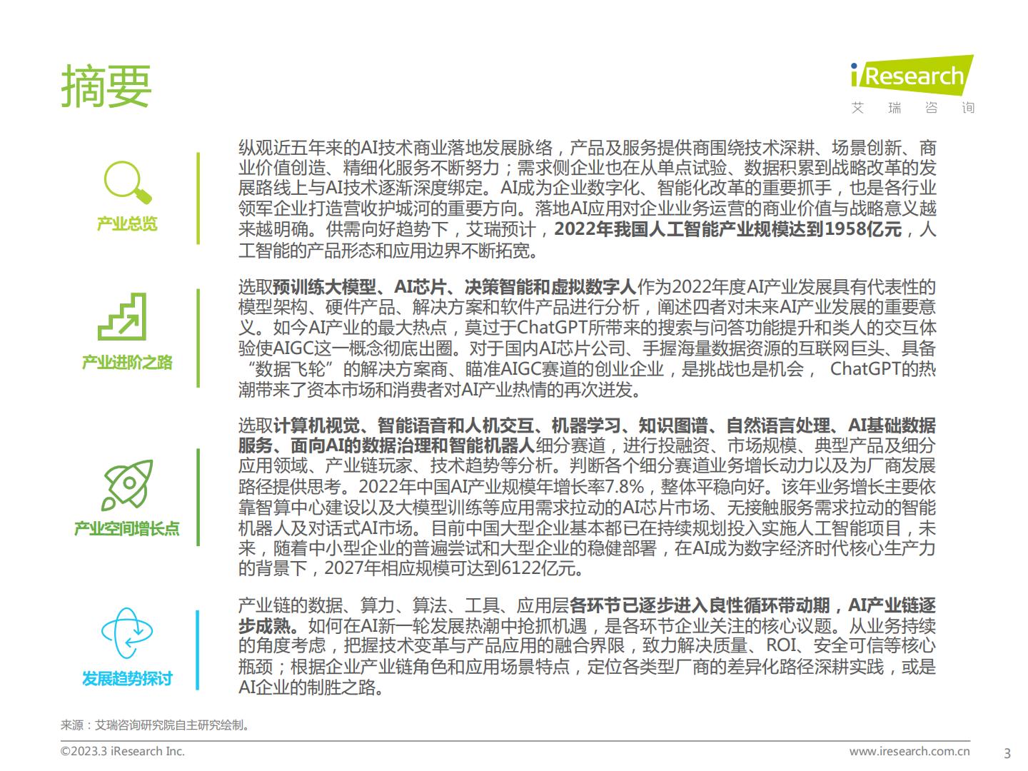 中国人工智能产业研究报告（Ⅴ）：道阻且长，行而不辍-艾瑞咨询H3_AP202303141584240565_1.pdf