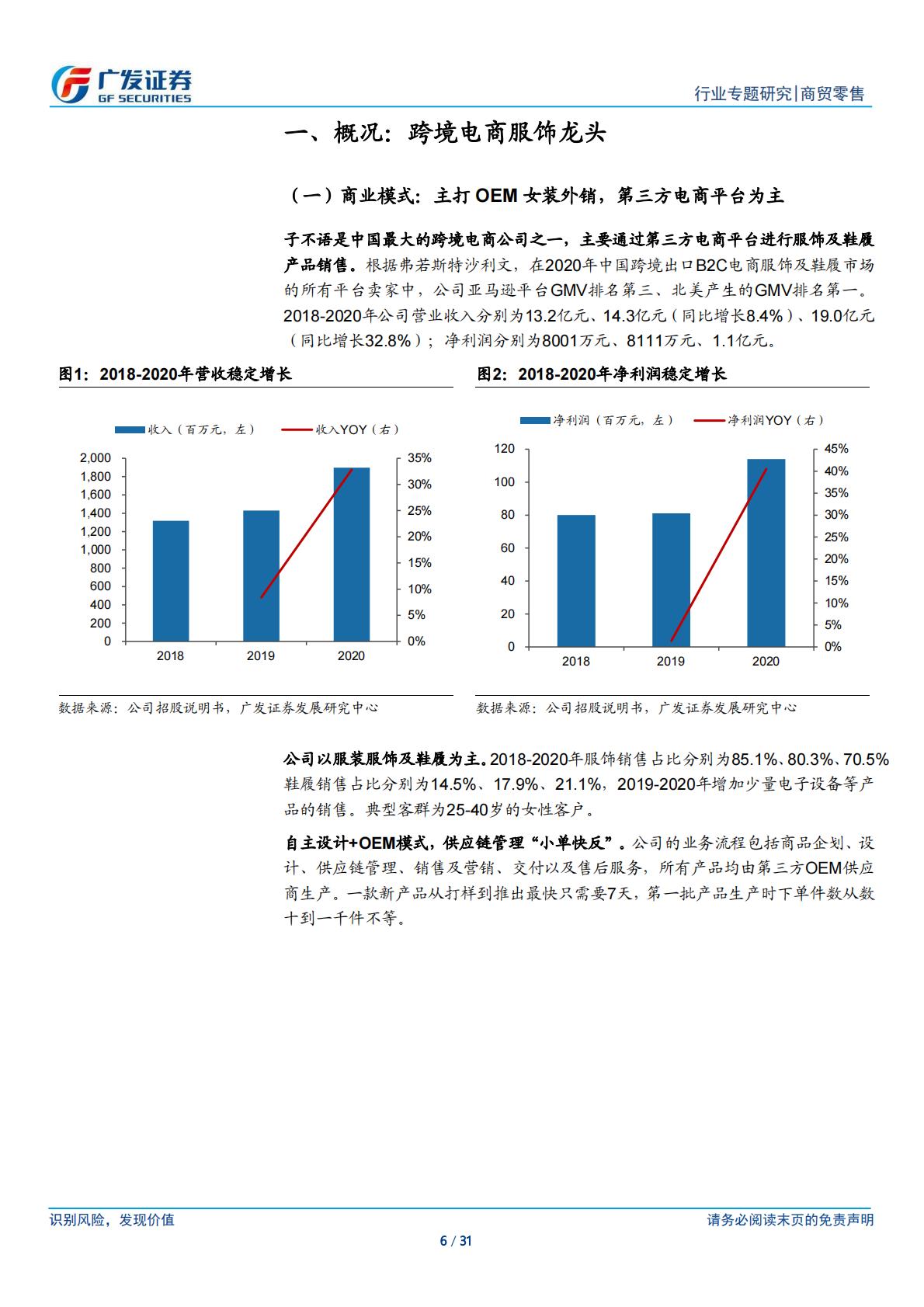商贸零售行业跨境电商系列之子不语：高性价比 设计驱动 小单快反的跨境出口服饰龙头-广发证券.pdf
