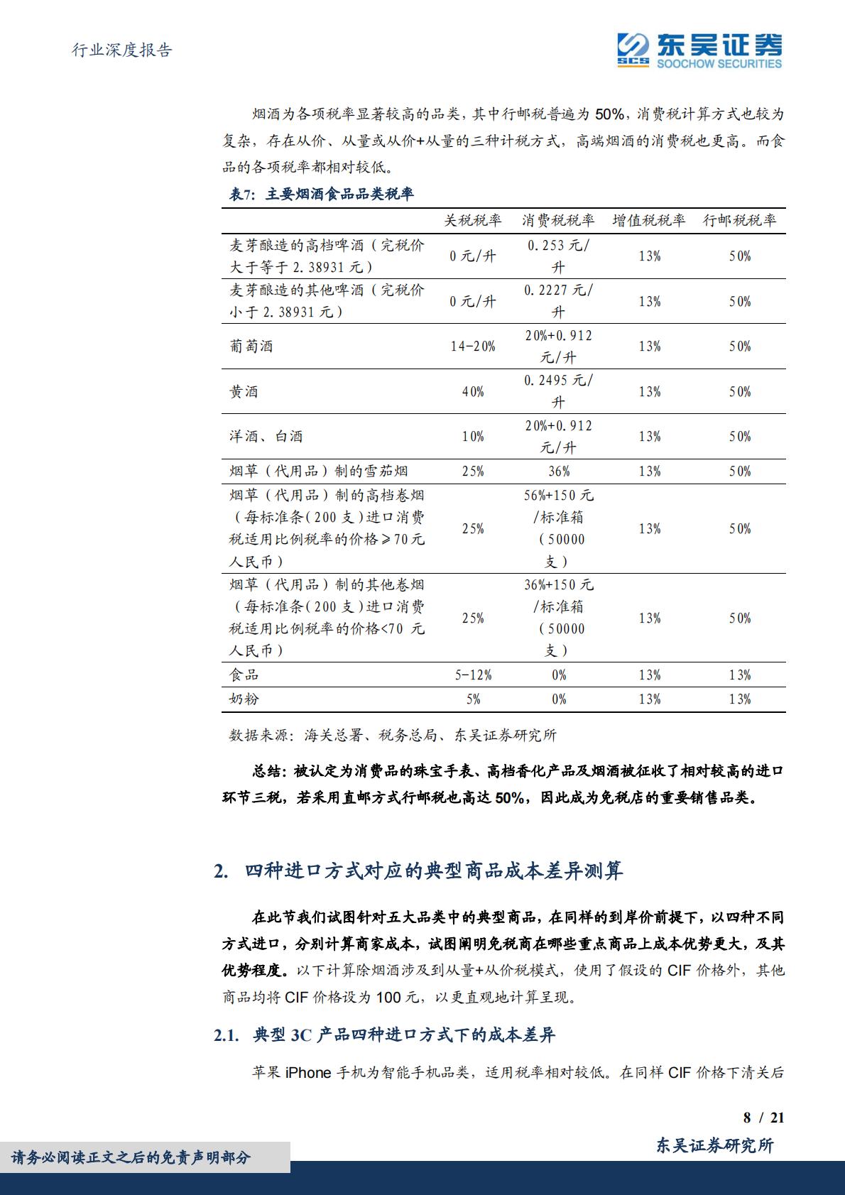 商贸零售行业深度报告：免税行业深度探究，免税、进口跨境电商、一般贸易、海淘业态详细对比分析.pdf