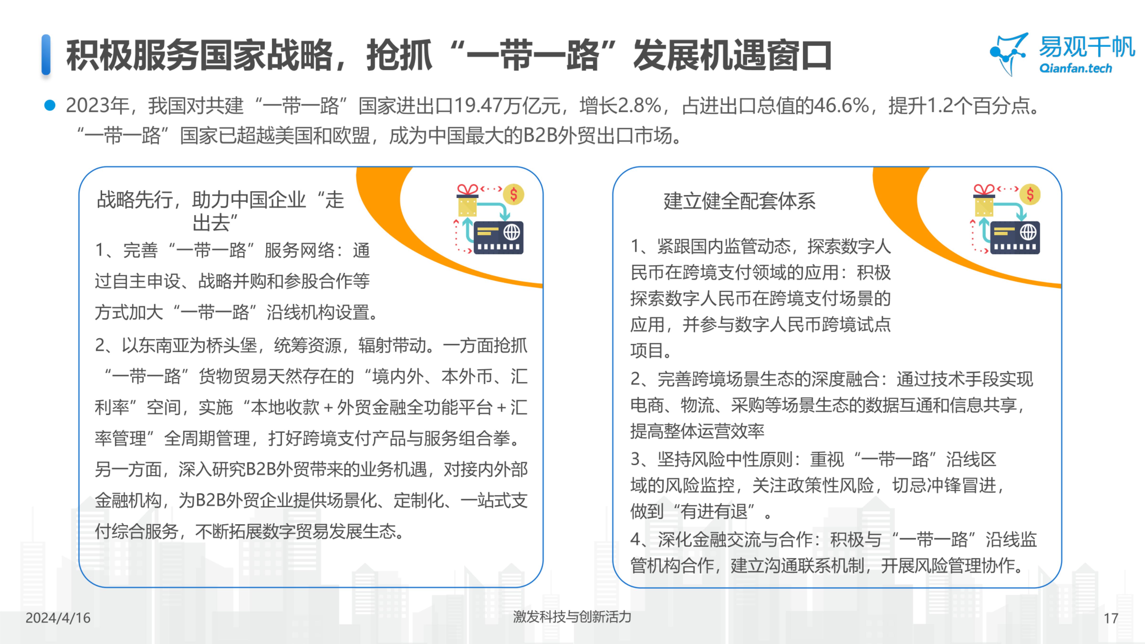 易观千帆-中国跨境支付行业年度专题分析2024-2024.07-21页.pdf