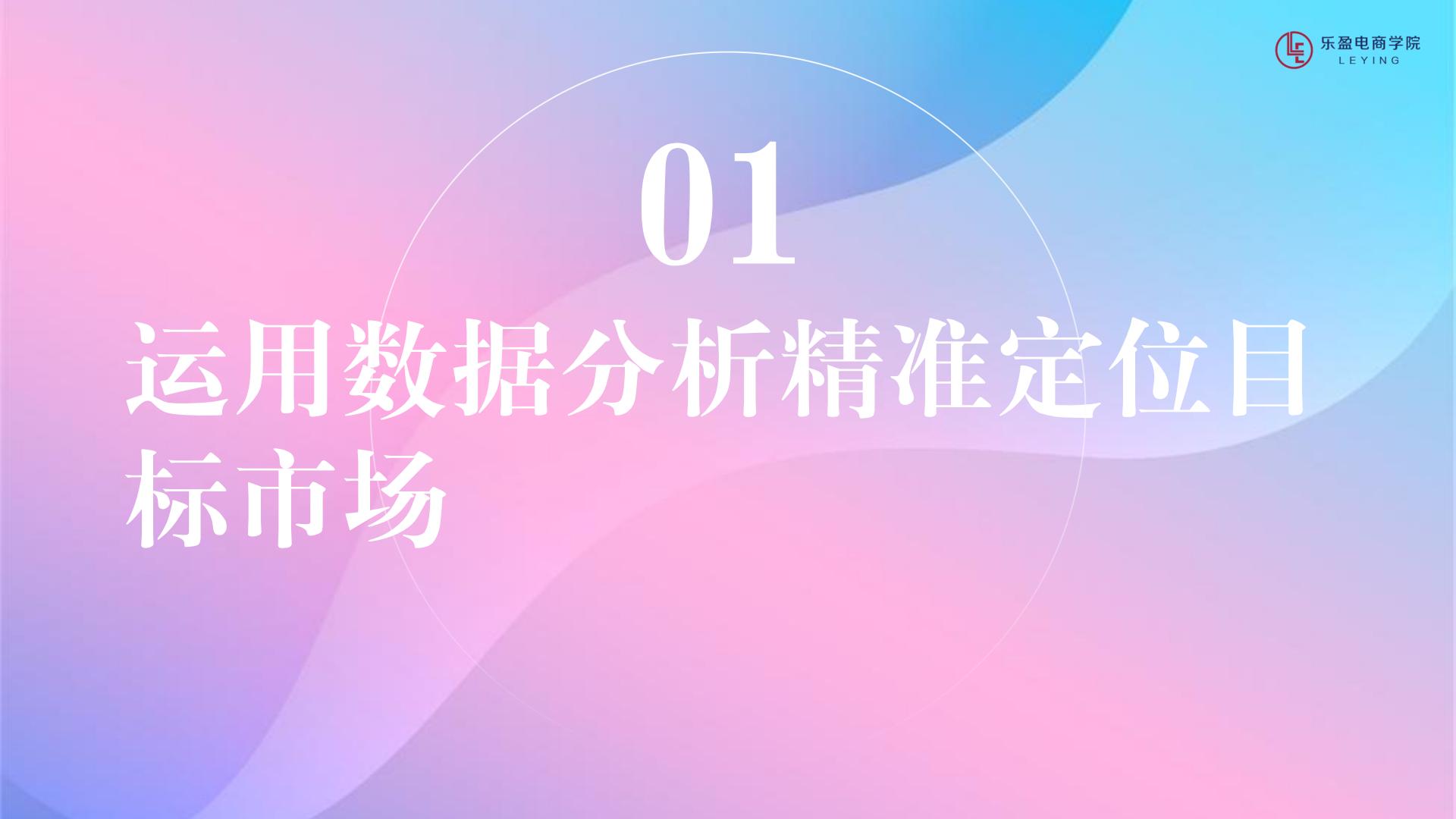 乐盈电商学院：新手用户如何锁定目标市场，实现快速起步.pdf