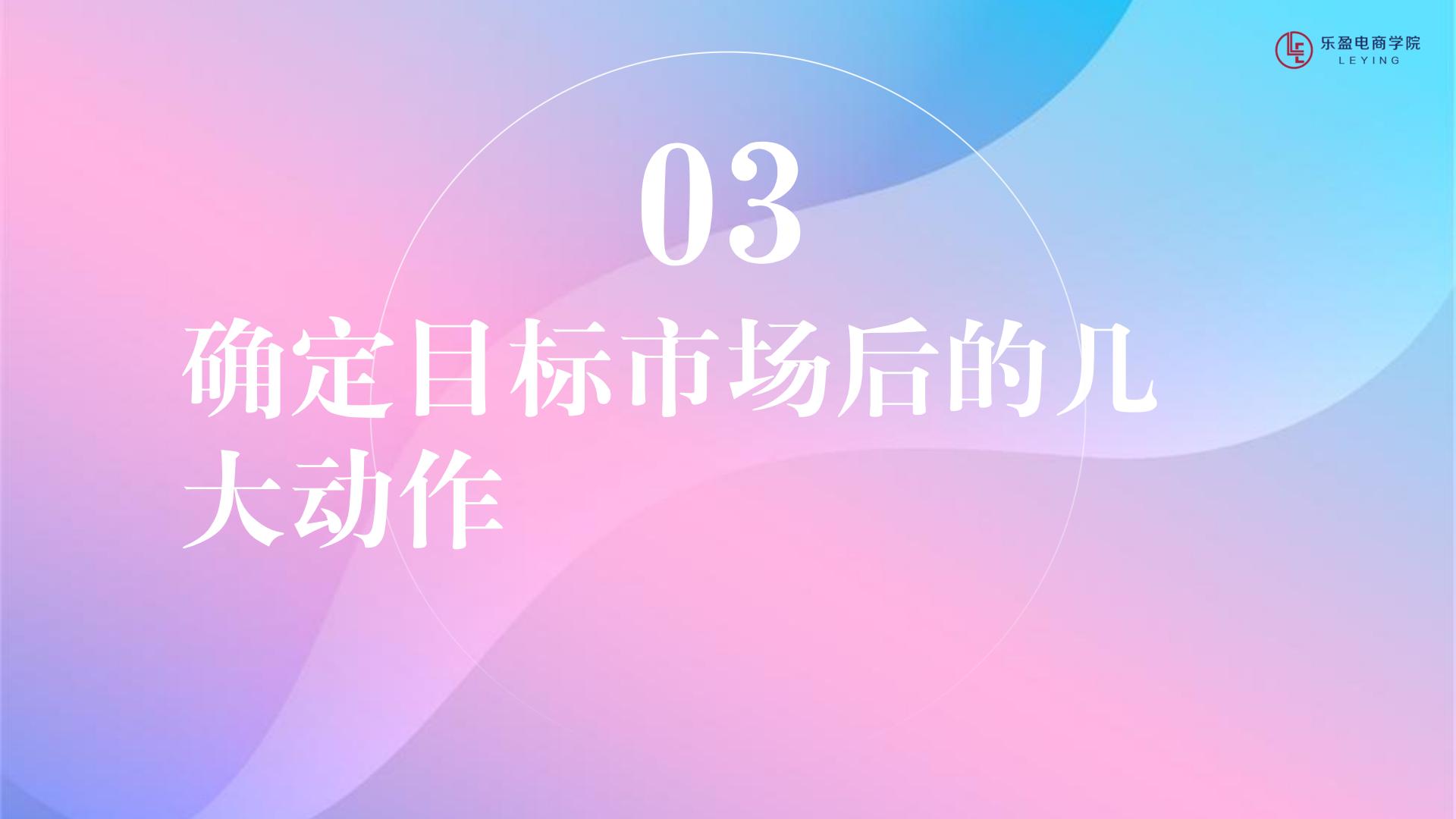 乐盈电商学院：新手用户如何锁定目标市场，实现快速起步.pdf