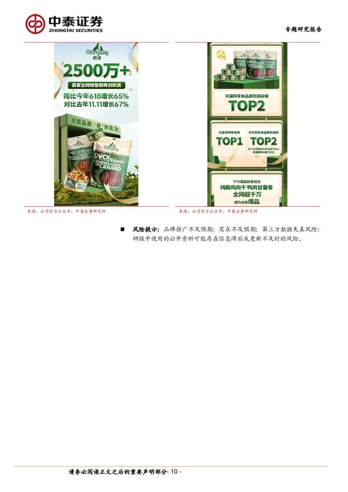 复盘历年双十一宠物食品发展新趋势-中泰证券-20231114.pdf