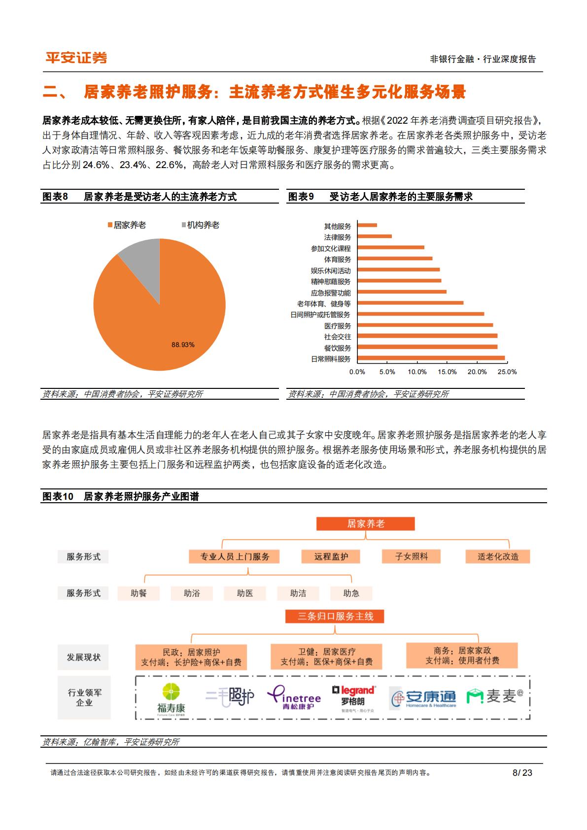 非银行金融行业养老产业现状研究专题(三)：养老照护服务重在实现“居家社区机构相协调”-平安证券-20241010.pdf .pdf