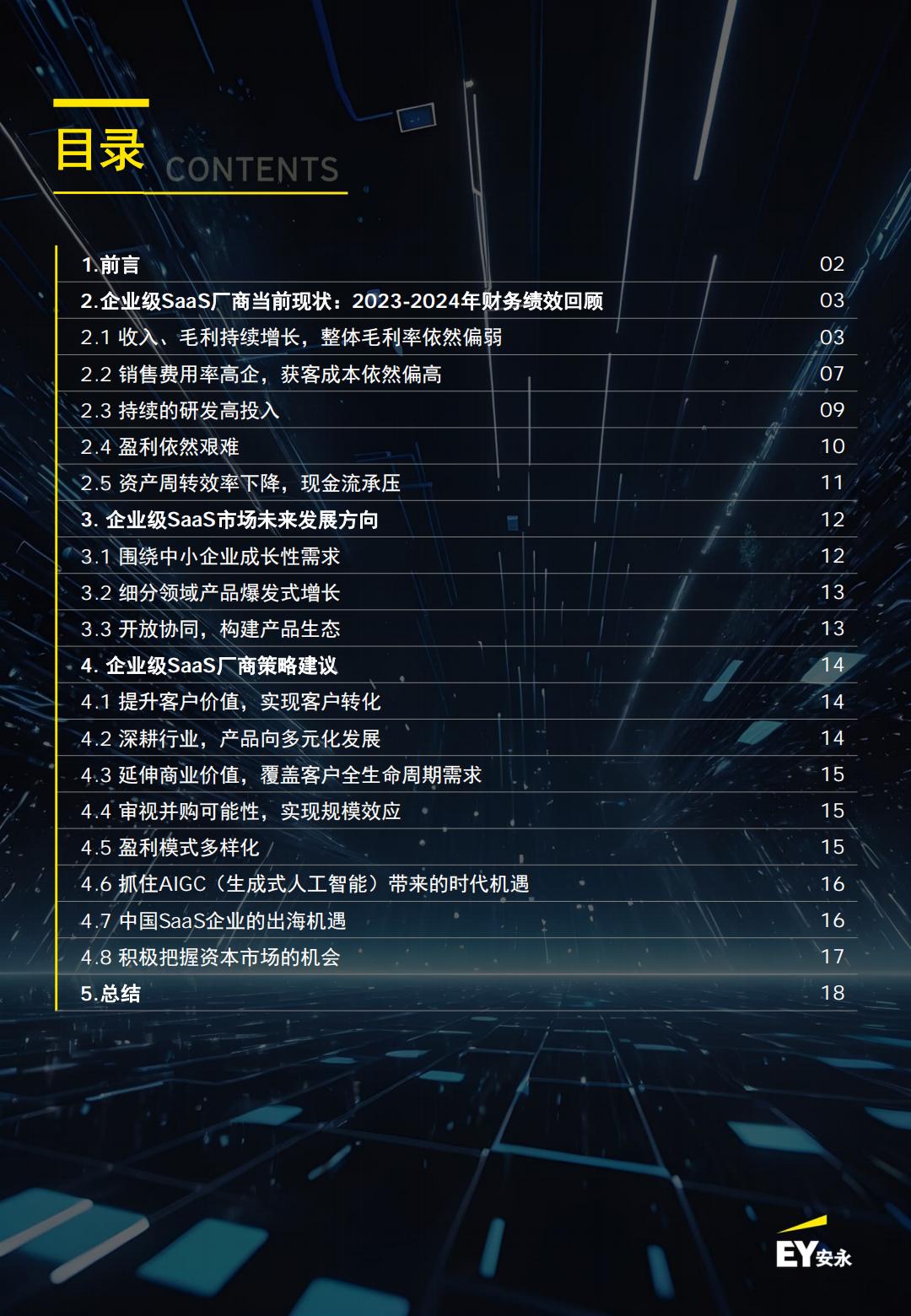 中国企业级SaaS上市公司2023-2024年财务绩效回顾及未来展望报告.pdf