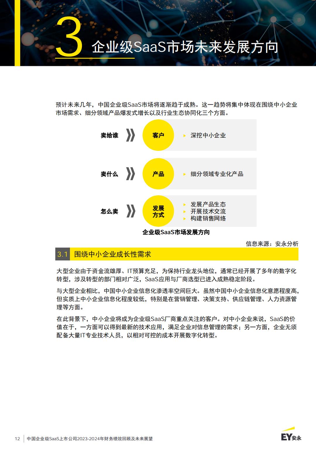 中国企业级SaaS上市公司2023-2024年财务绩效回顾及未来展望报告.pdf