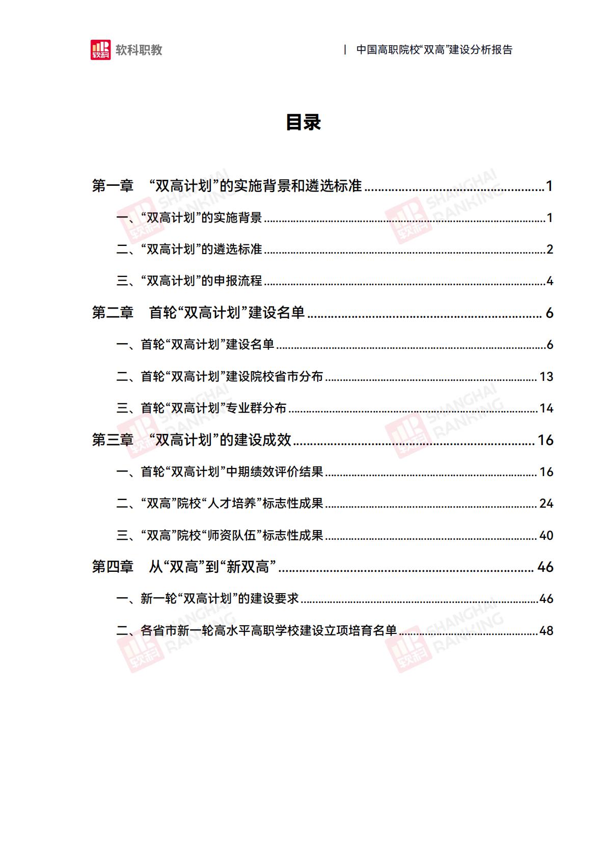 软科职教：2024年中国高职院校“双高”建设分析报告.pdf