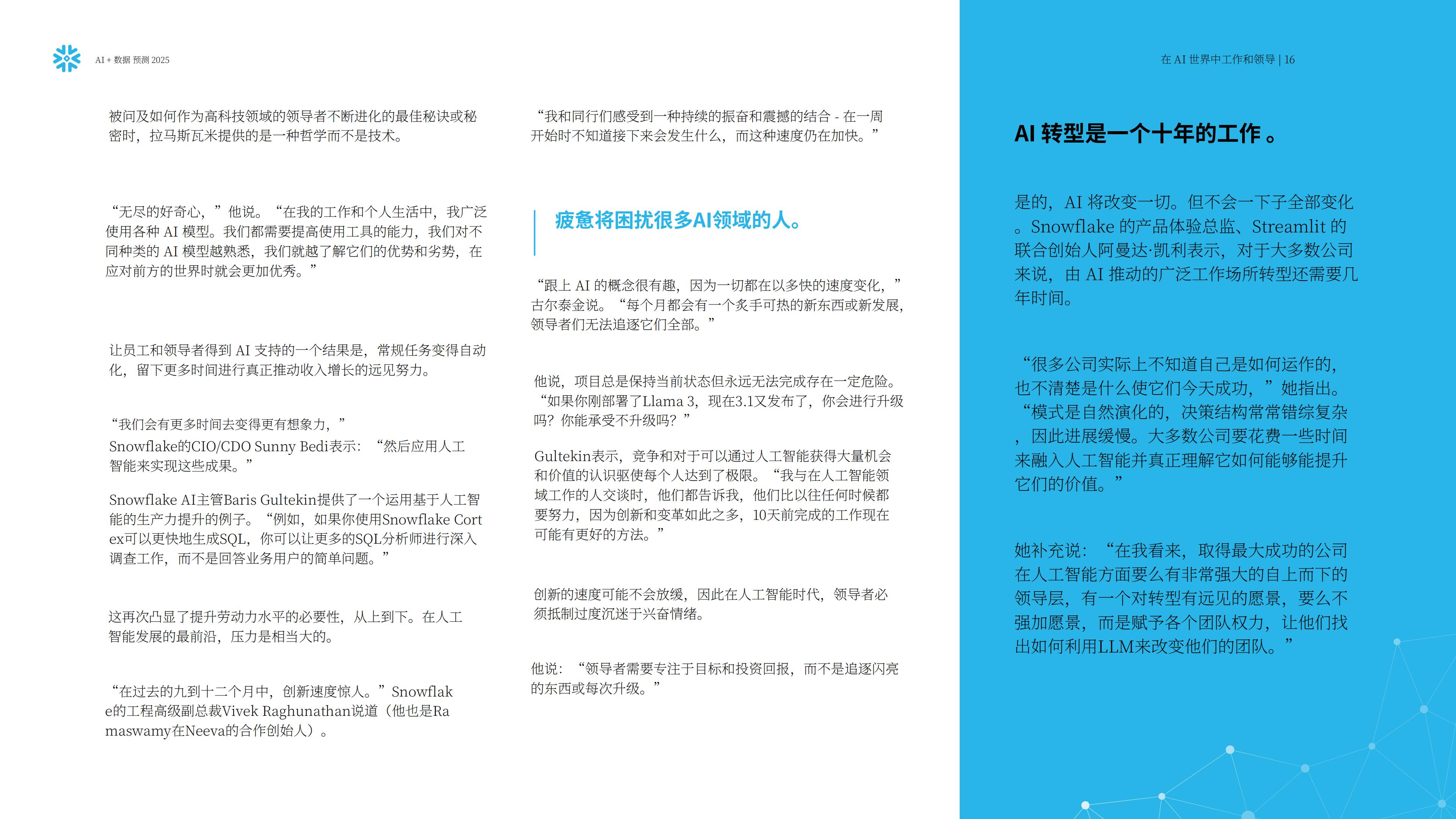 Snowflake：人工智能+数据展望报告：预测2025，AI加速的未来.pdf