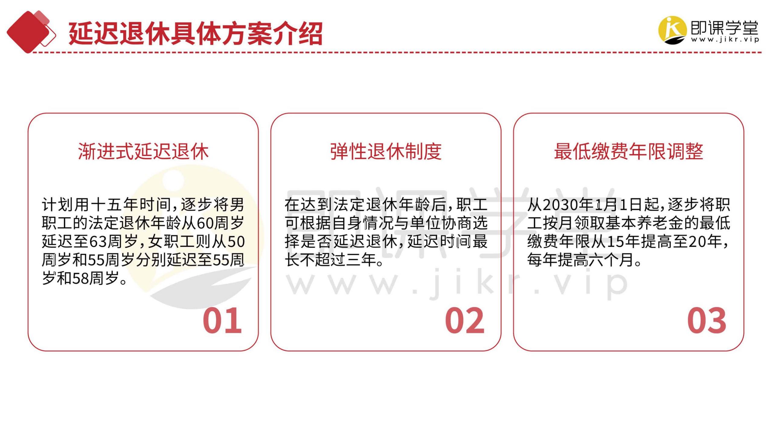 2024延迟退休政策详解-即课学堂.pdf