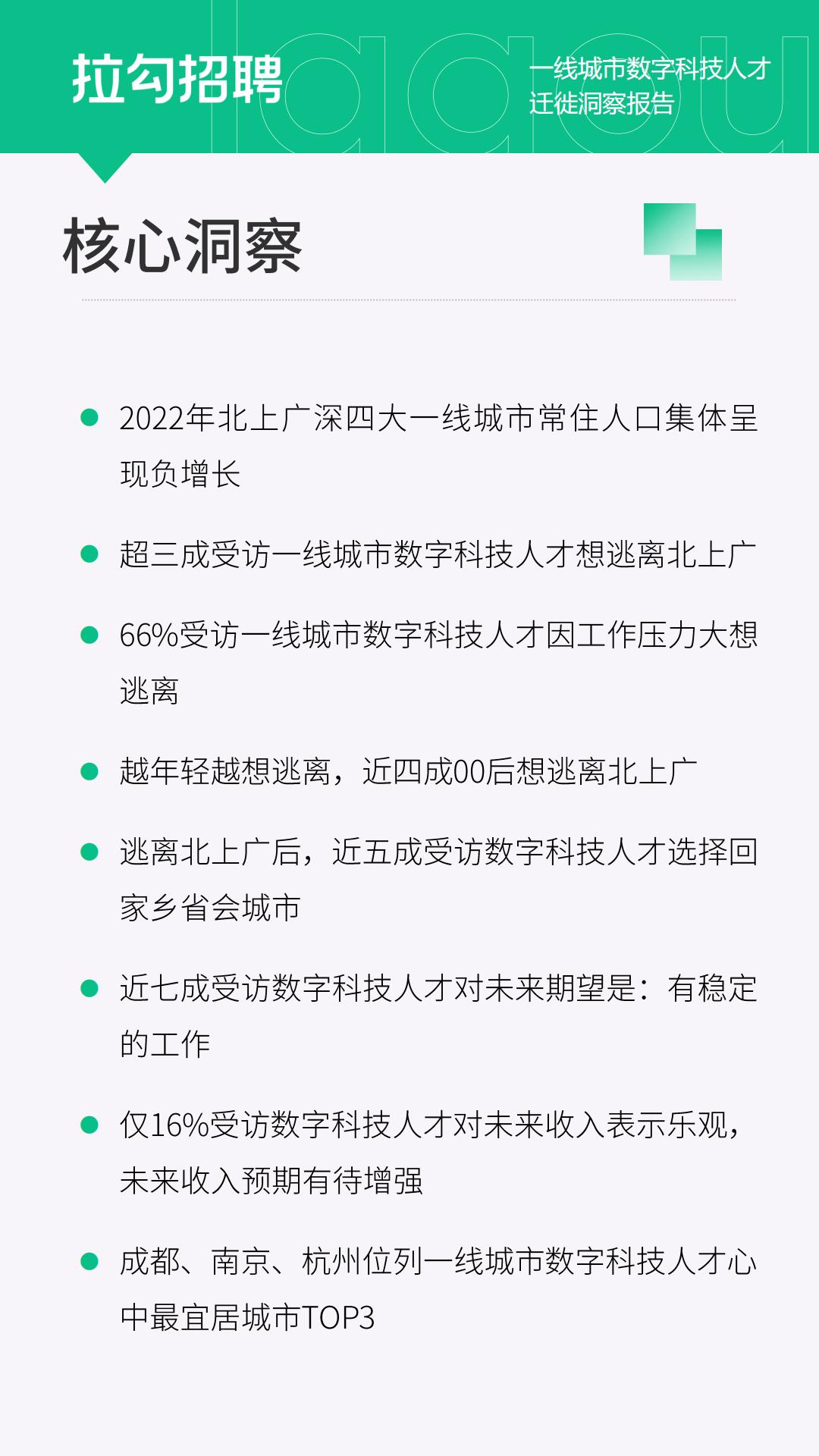 2024一线城市数字科技人才迁徙洞察报告-拉勾招聘.pdf