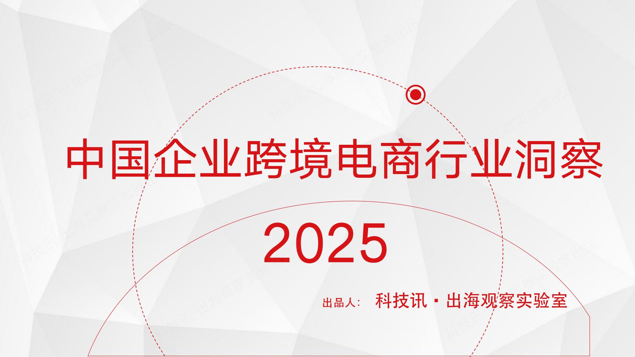 2025中国企业跨境电商行业洞察报告.pdf