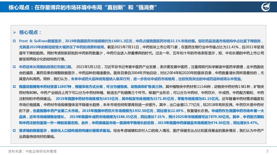 “经”“时”致远，创“新”流传—中药行业深度报告-中航证券202108-60页.pdf