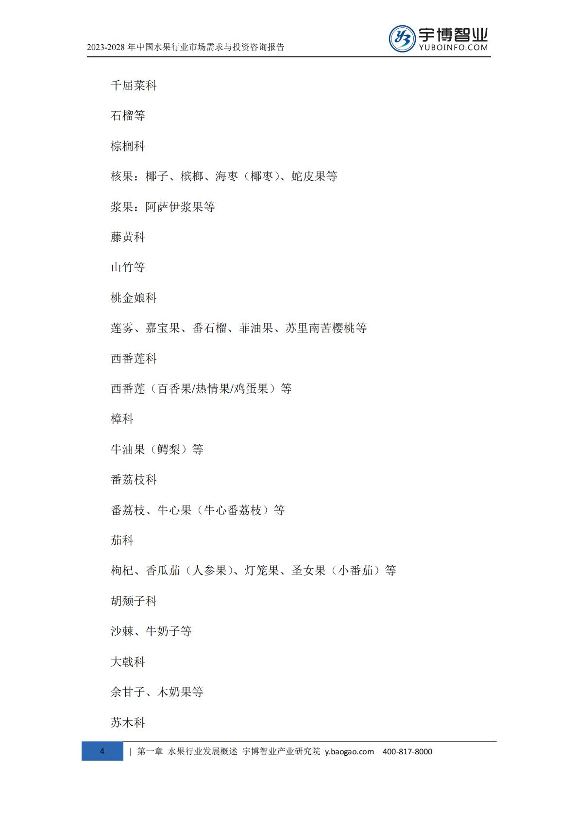 2023-2028年中国水果行业市场需求与投资咨询报告.pdf