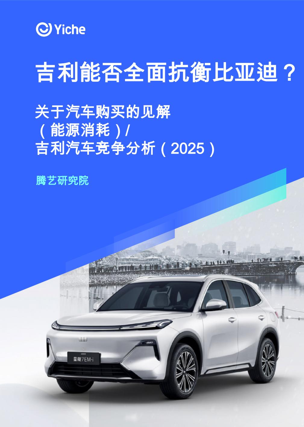 吉利能否全面抗衡比亚迪？：关于汽车行业购买的见解-能源消耗-／吉利汽车竞争分析）2025年）.pdf