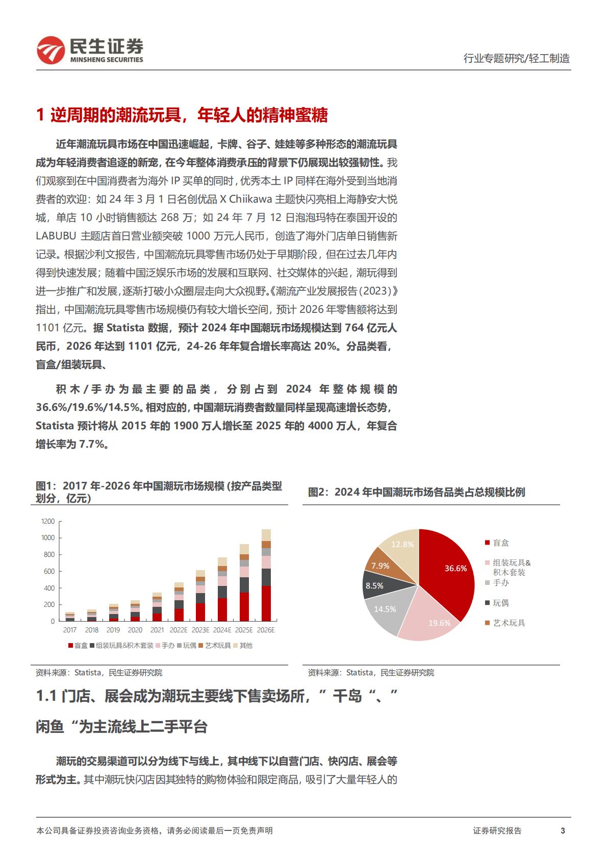 民生证券-潮玩行业行业专题：一文读懂潮流玩具消费新趋势.pdf