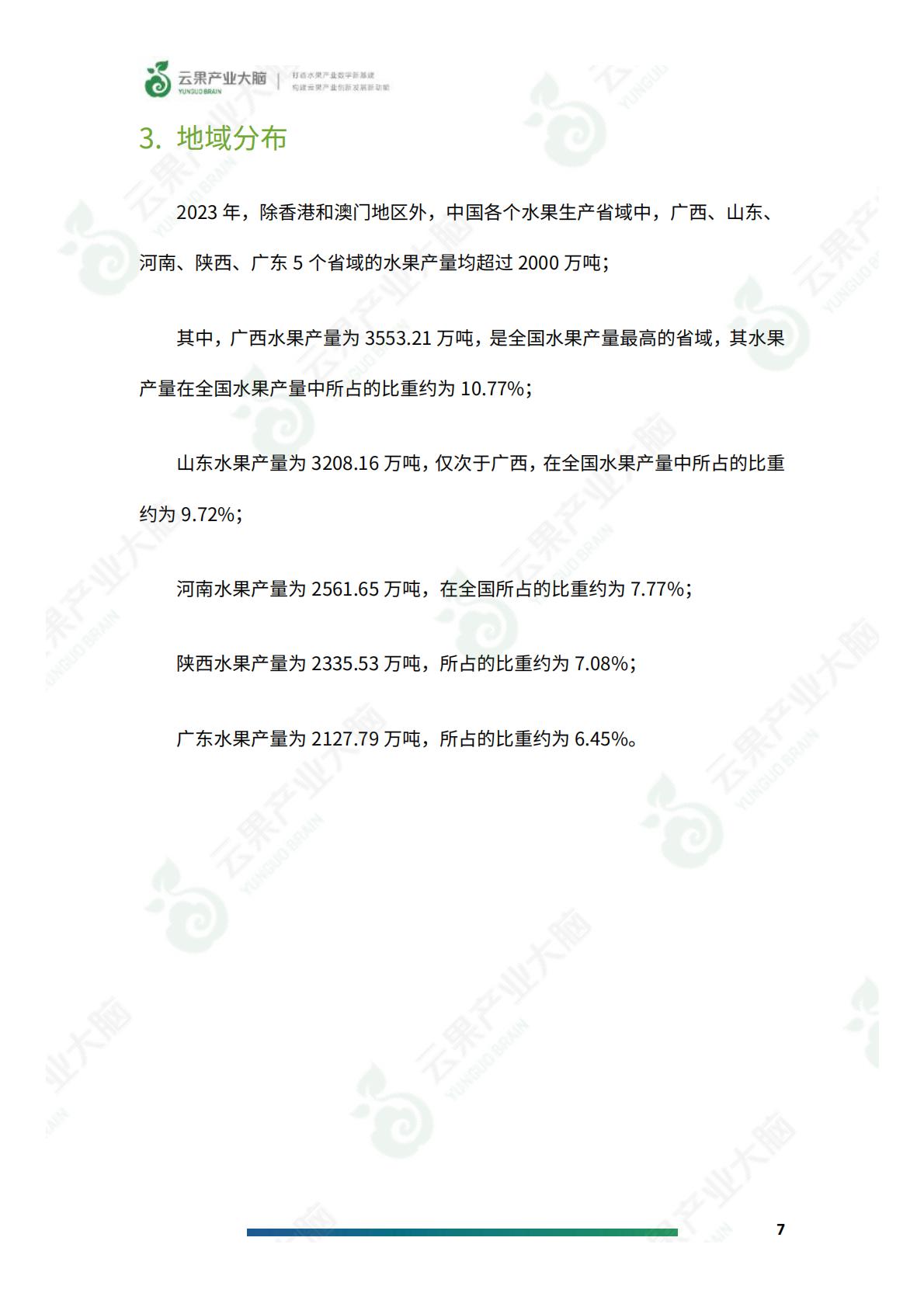 2024年中国水果产业数据简析报告-云果.pdf