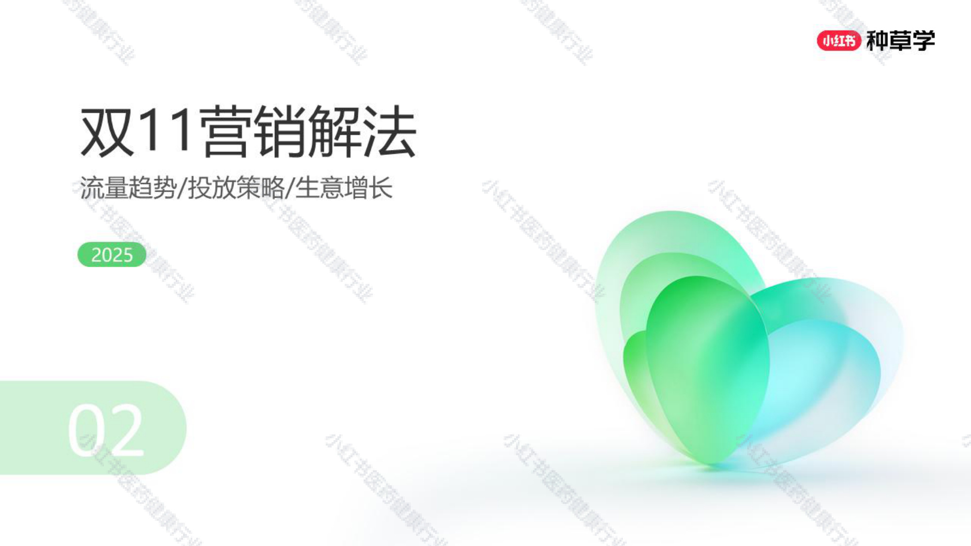 双11小红书「医药健康」赛道直播材料.pdf