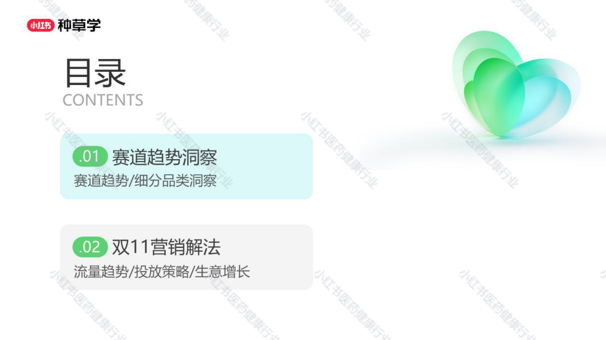 双11小红书「医药健康」赛道直播材料.pdf