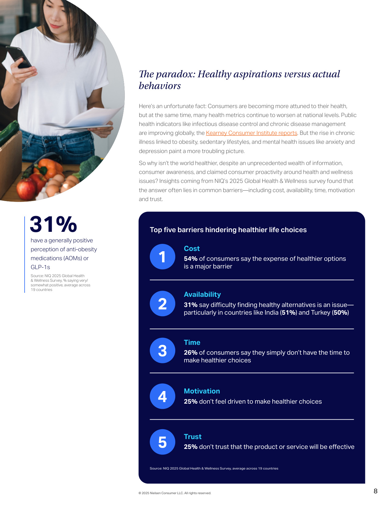 40页.7万字-尼尔森IQ-2025年全球健康与保健洞察报告：9万亿美元市场，从健康趋势到生活方式选择的转变.pdf