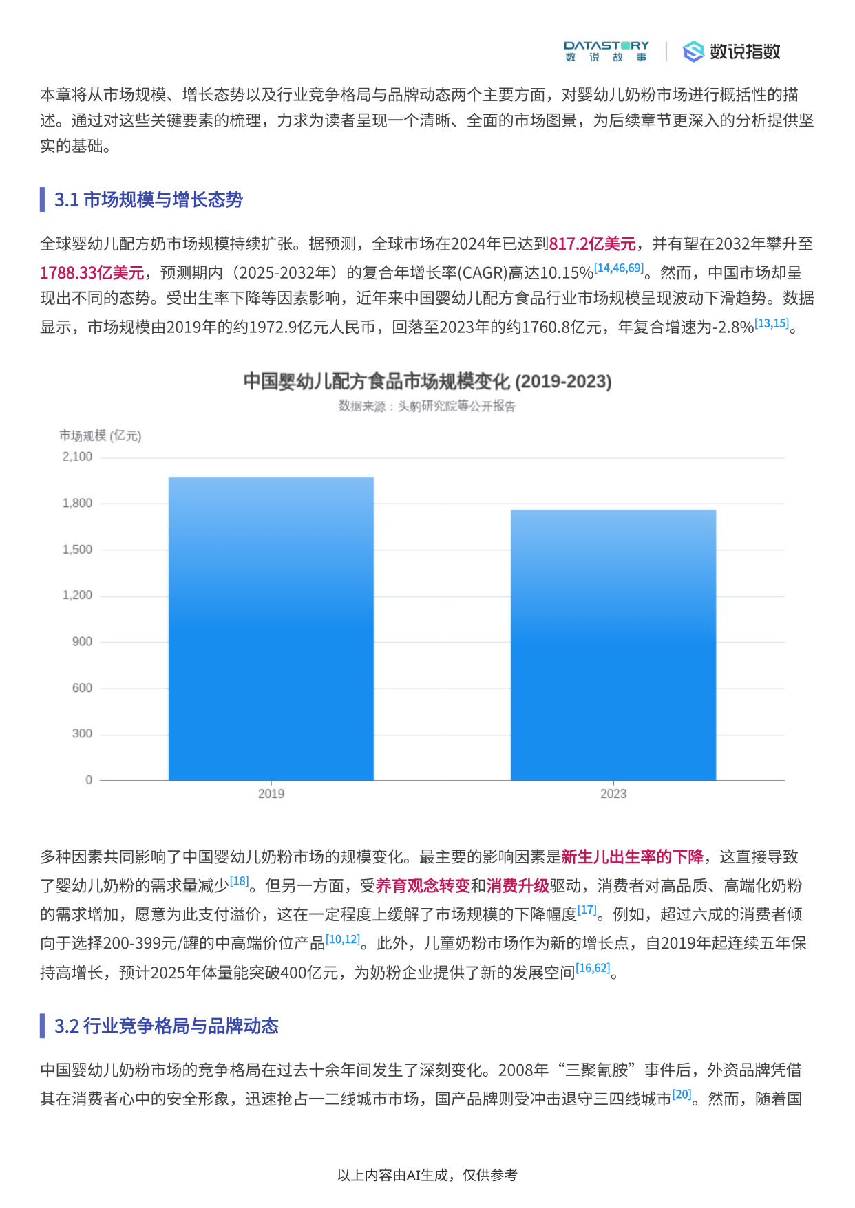 中国婴幼儿奶粉行业发展趋势深度分析报告.pdf