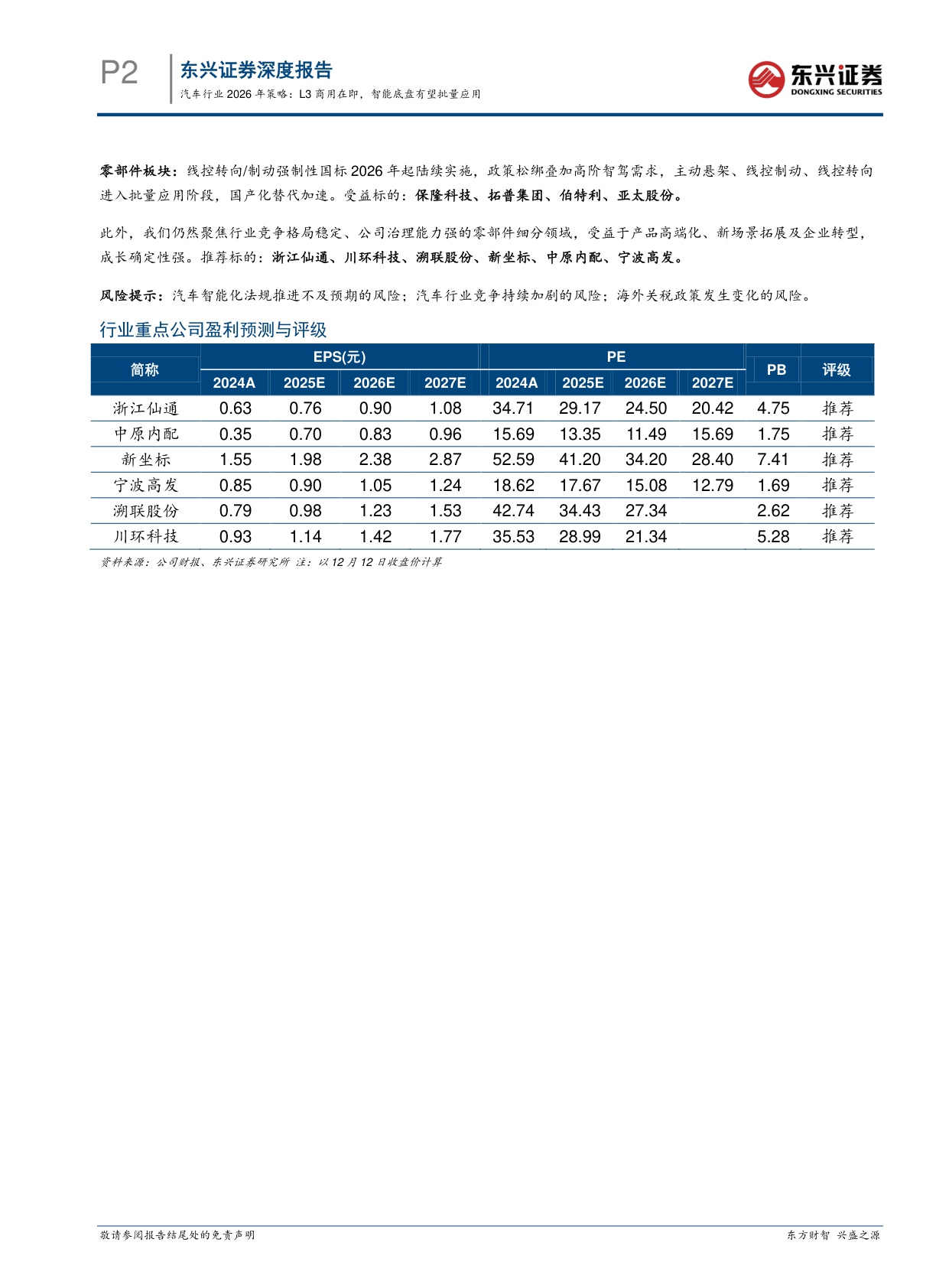 【汽车】汽车行业2026年策略：L3商用在即，智能底盘有望批量应用-20251218-东兴证券-25页.pdf