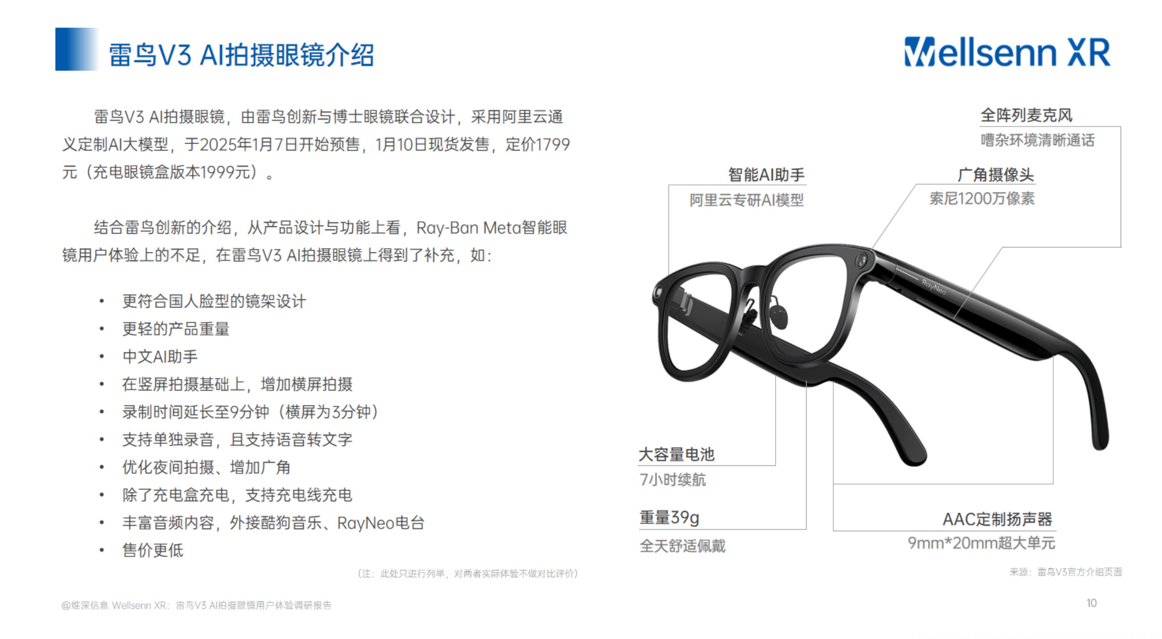 2025雷鸟V3AI拍摄眼镜用户体验报告.pdf
