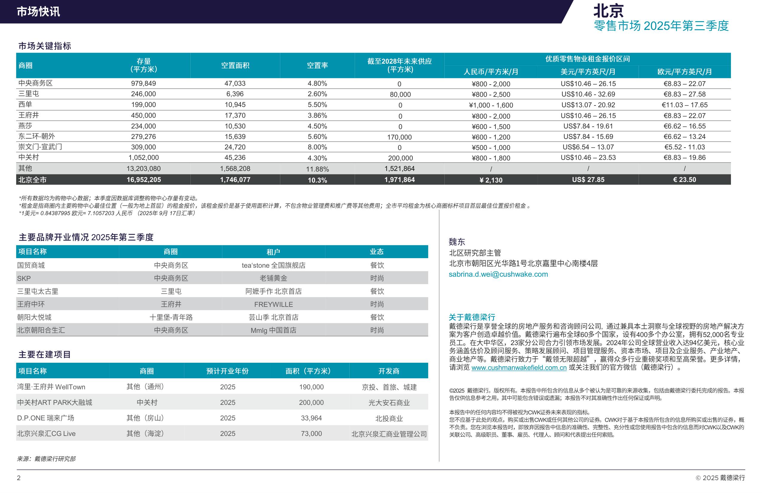 2025年第三季度北京零售物业市场速递.pdf
