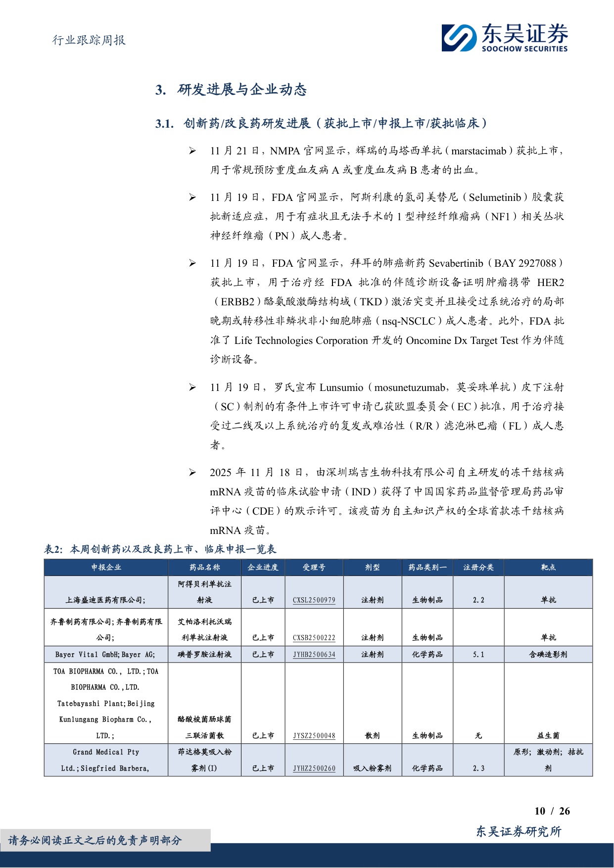 东吴证券-医药生物行业跟踪周报药店现金流稳健估值低重点推荐益丰药房大参林等.pdf