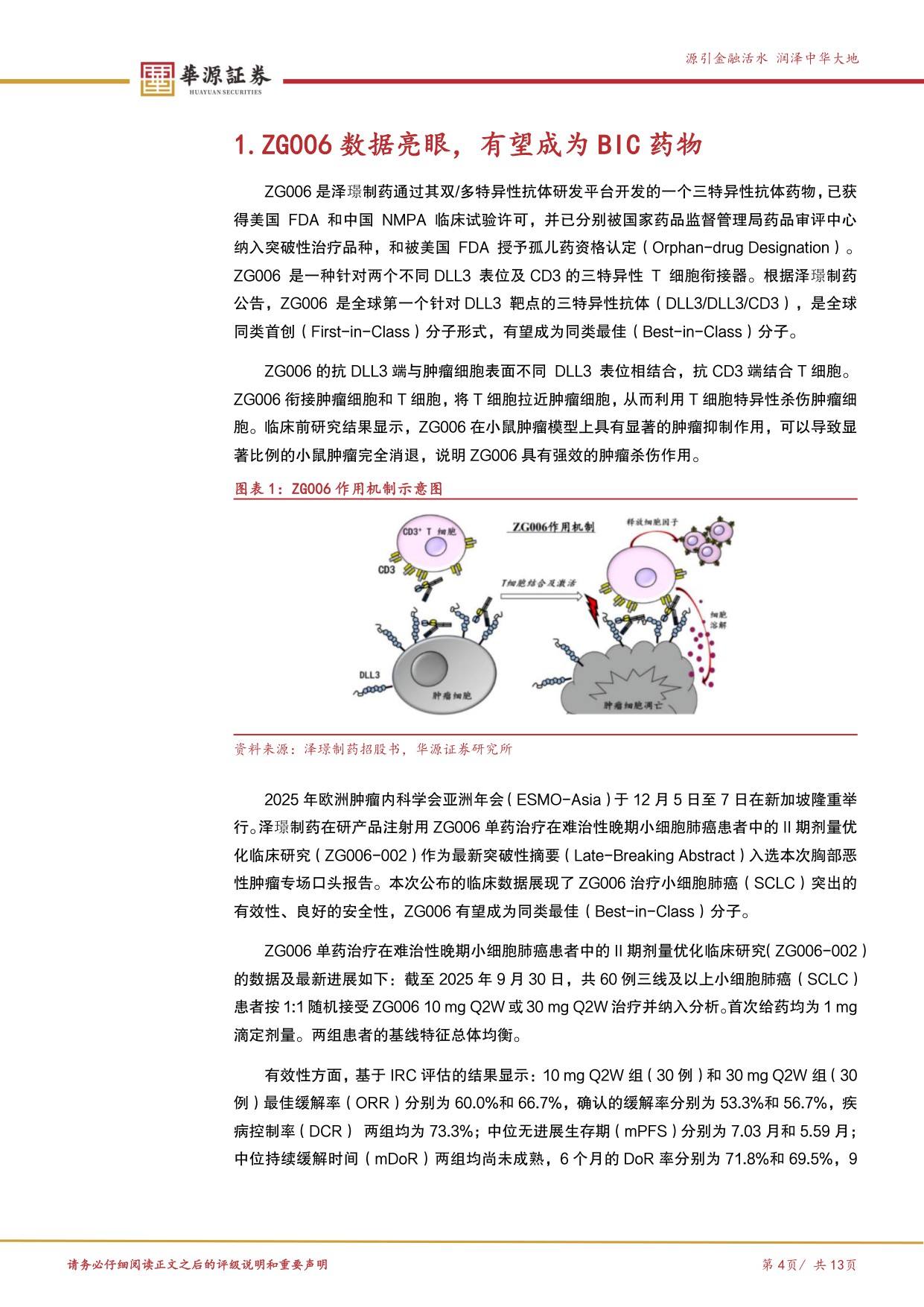 华源证券-医药行业周报ZG006再次表现出亮眼数据继续重点推荐泽璟制药.pdf