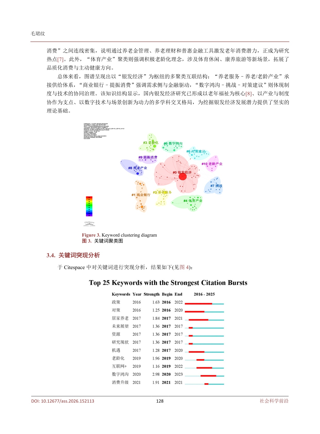人口老龄化背景下银发经济的发展潜力研究——基于Citespace可视化分析-南京财经大学.pdf