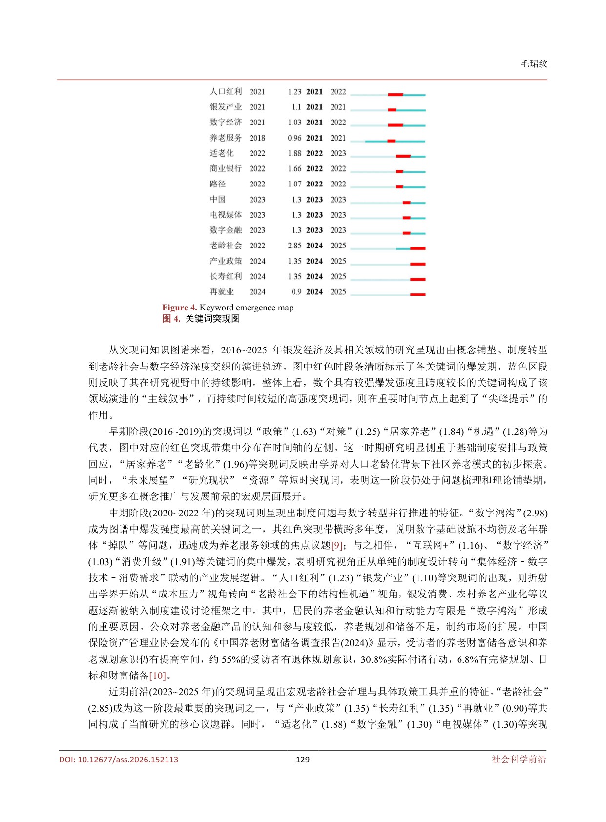 人口老龄化背景下银发经济的发展潜力研究——基于Citespace可视化分析-南京财经大学.pdf