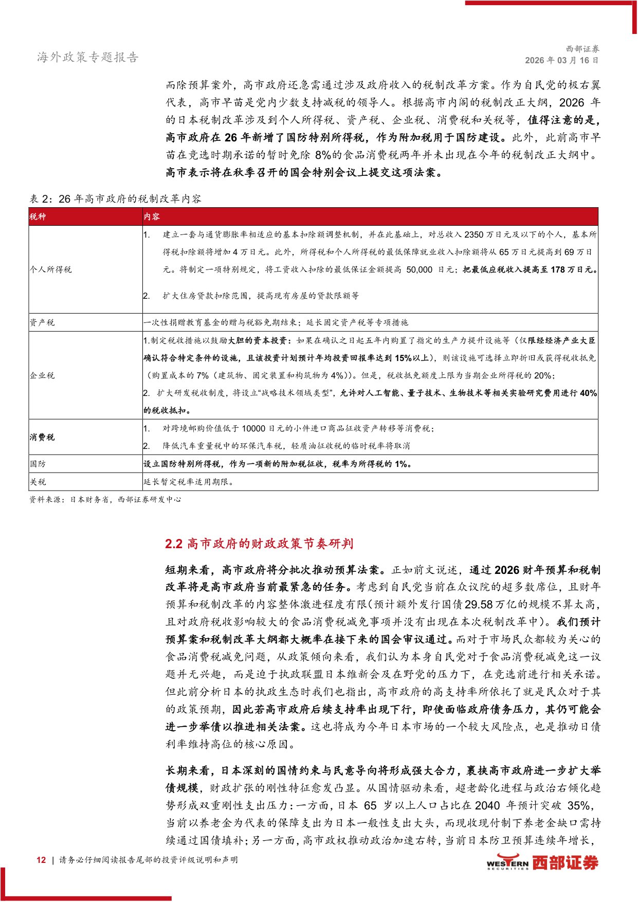 2026年日本资本市场展望：如何看待高市时代下的日本？-西部证券-2026.3.16-26页.pdf