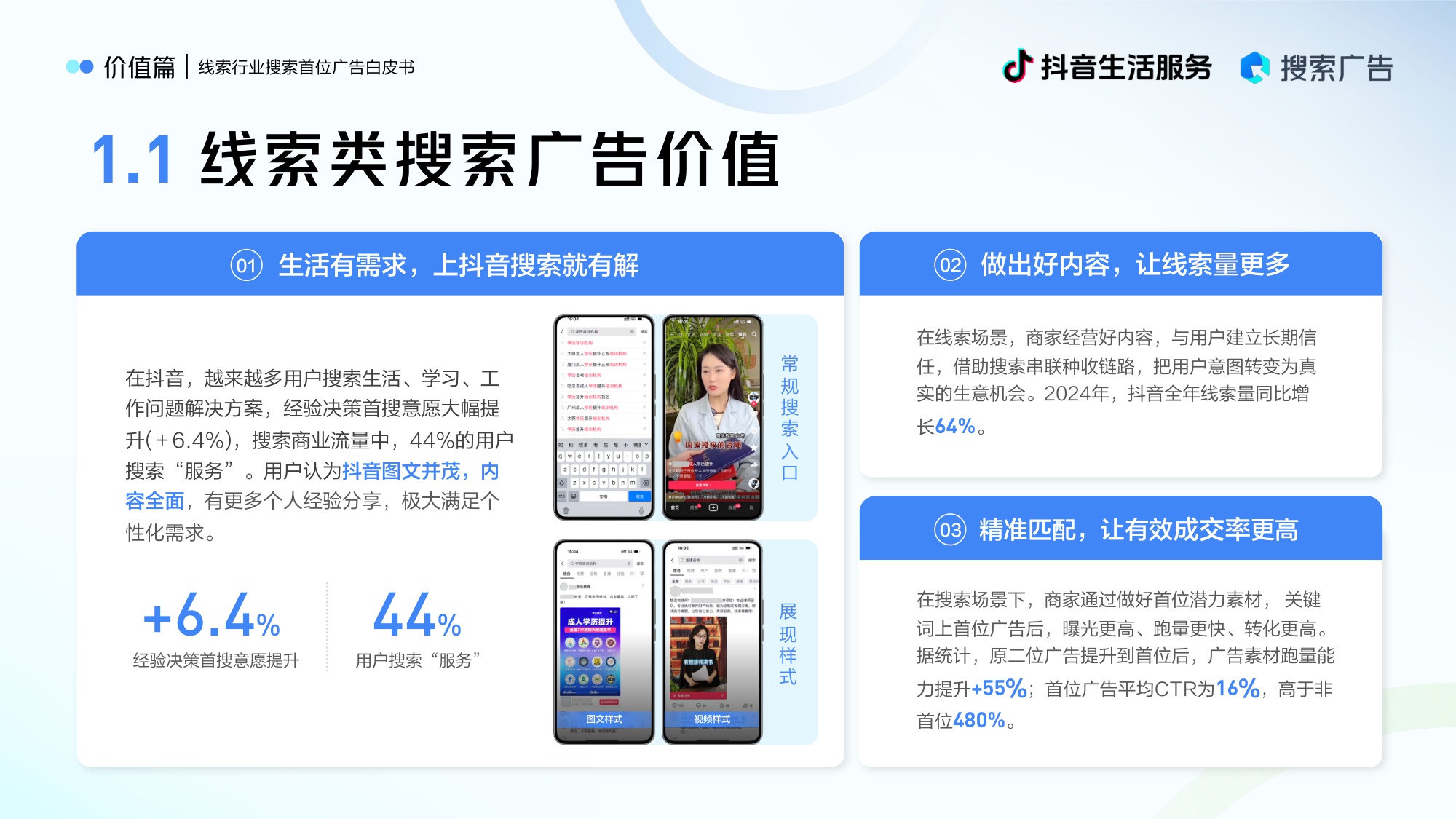 巨量引擎：2025搜索首位广告白皮书（线索行业版）.pdf
