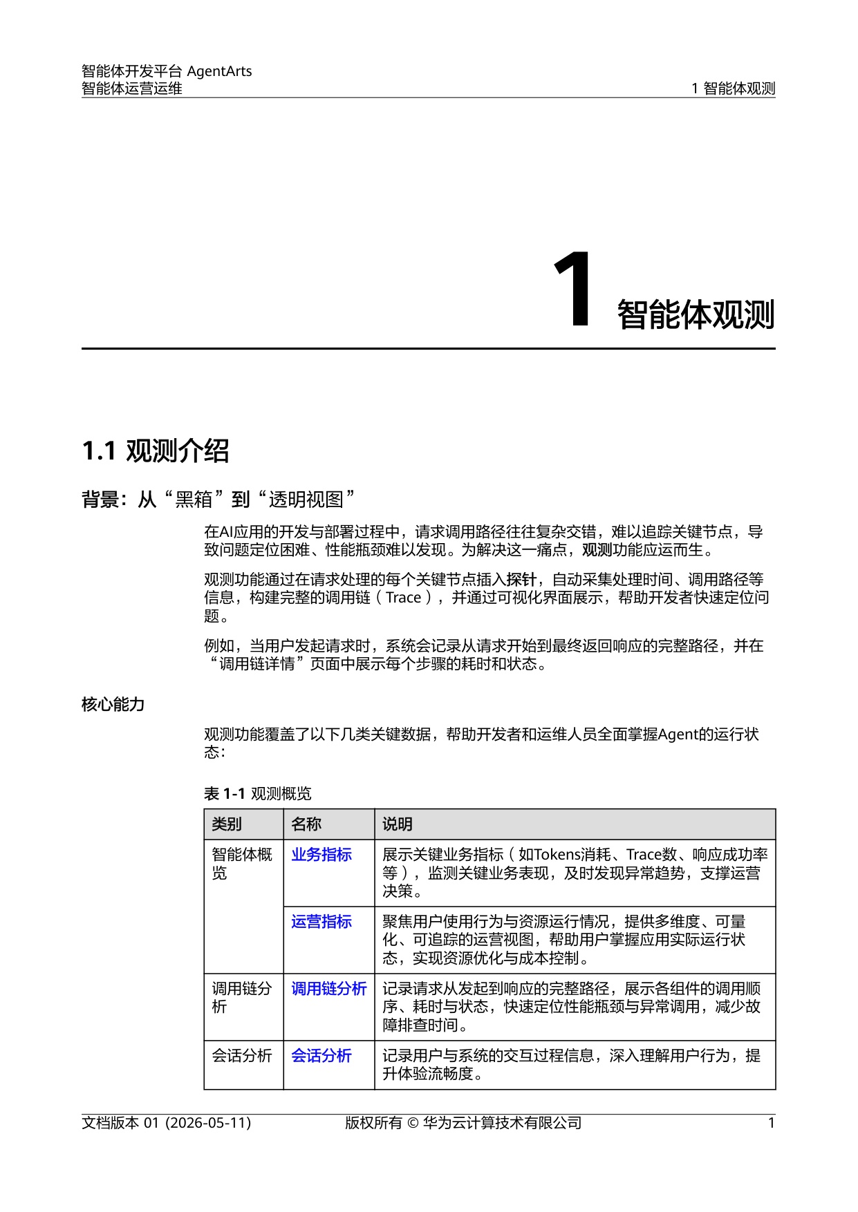 2026智能体开发平台AgentArts智能体运营运维报告-华为.pdf