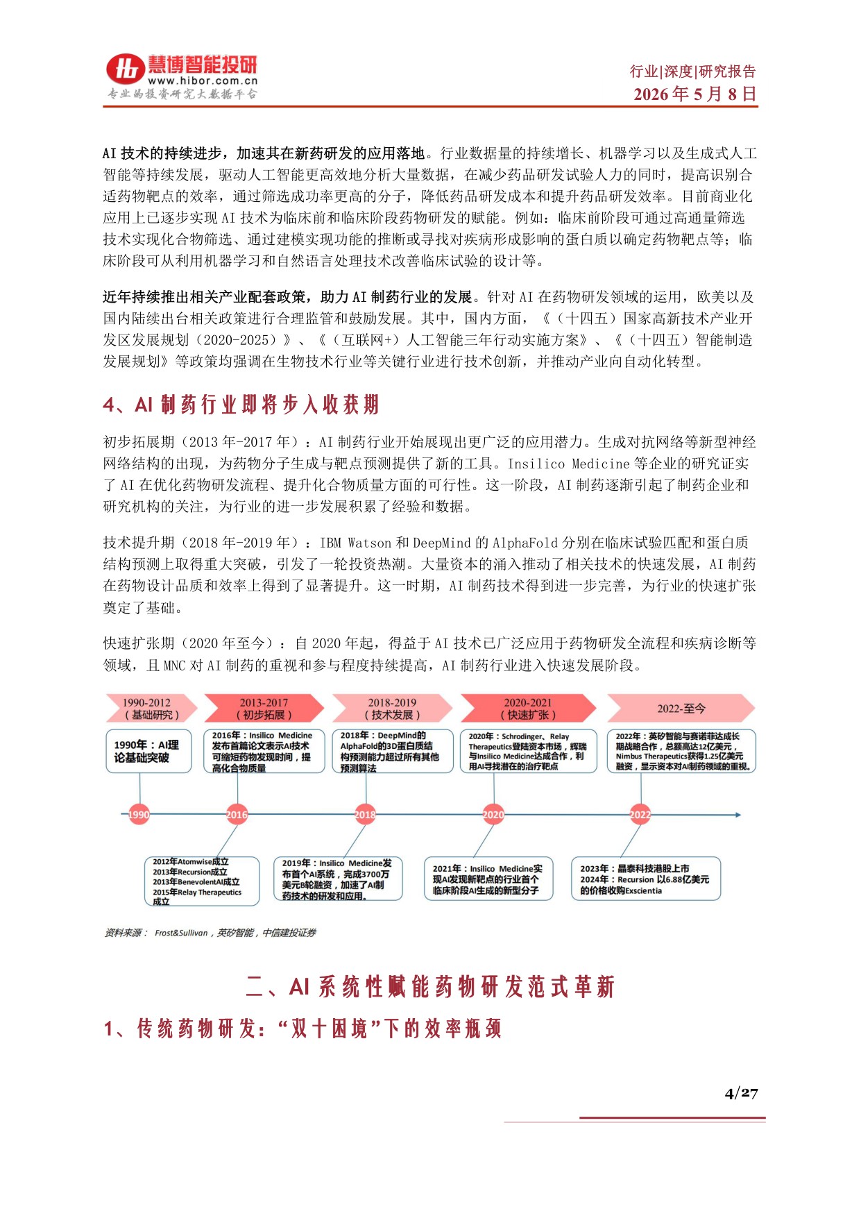 AI制药行业深度：行业概况、市场空间、产业链及相关公司深度梳理.pdf
