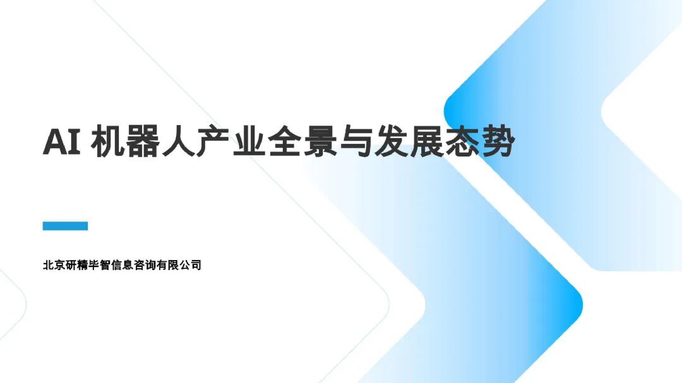 北京研精毕智信息咨询：AI机器人产业全景与发展态势报告.pdf