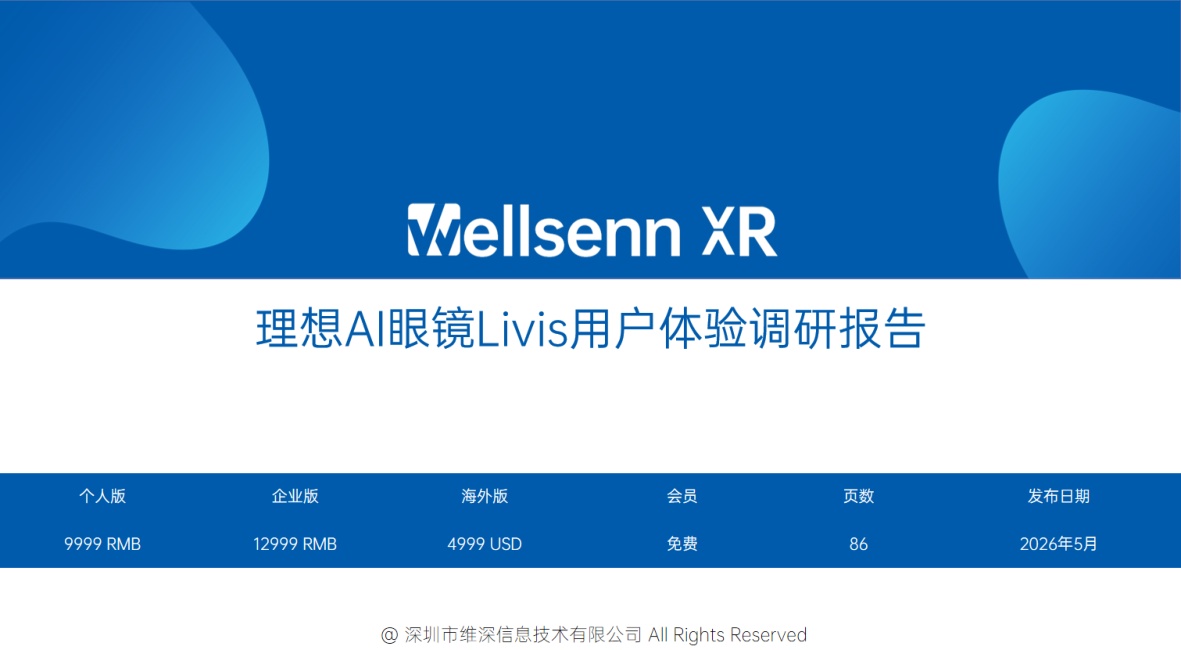 XR理想AI眼镜Livis用户体验调研报告-维深Wellsenn.pdf