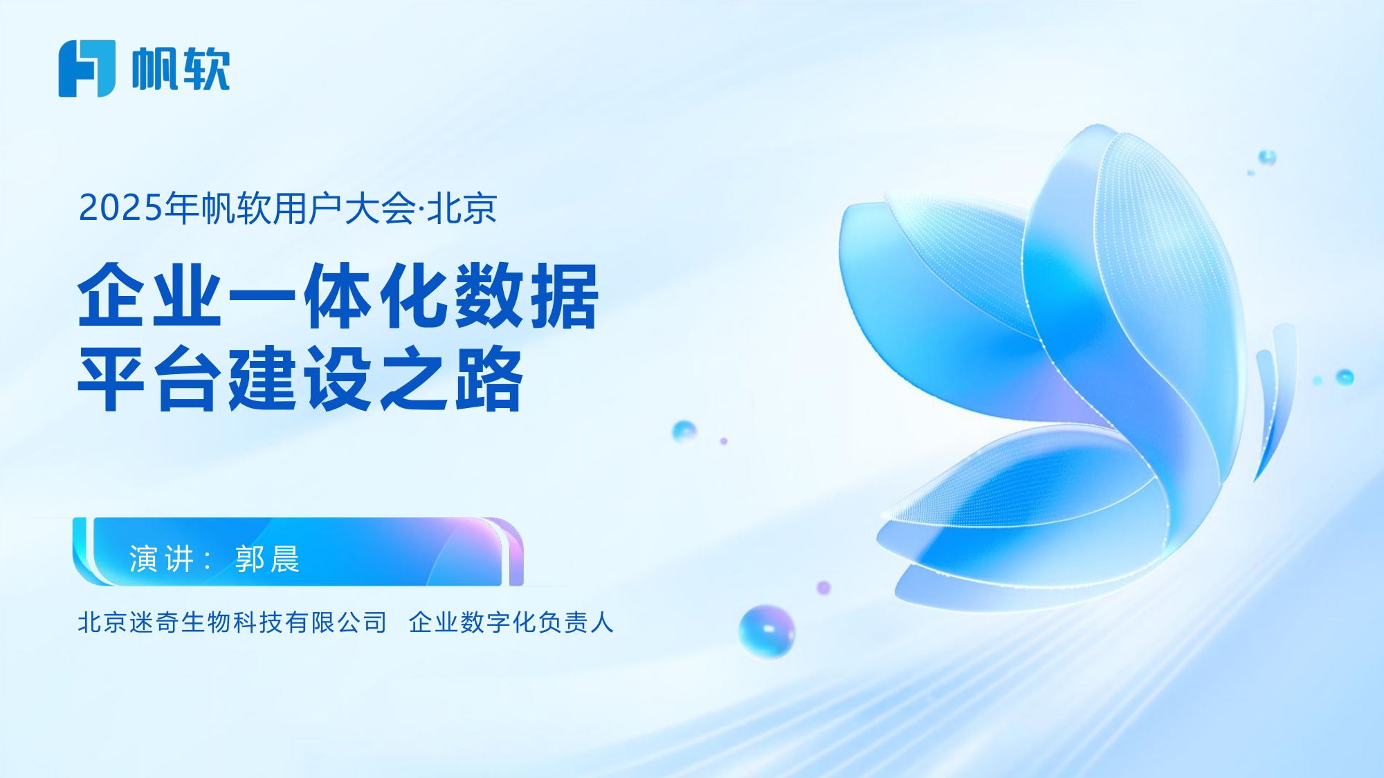 帆软：企业一体化数据：平台建设之路.pdf